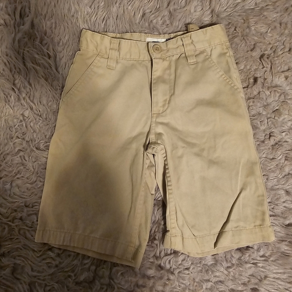 The Children's Place Gray, Tan, and Multicolor Striped Shorts Trio - Picture 2 of 4